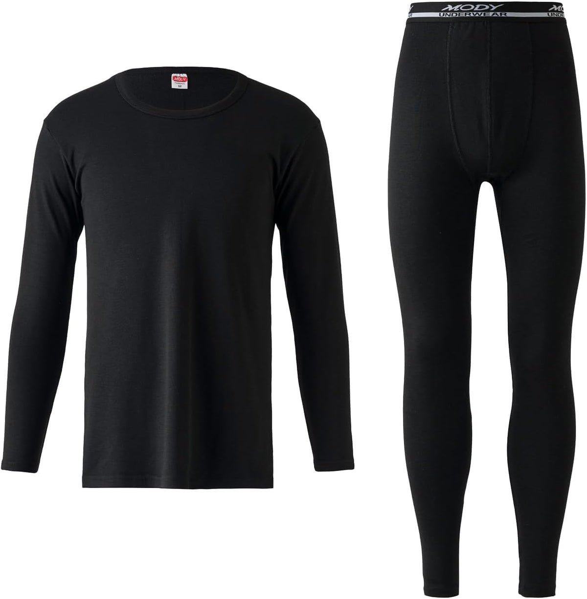 Mody thermal set black top and bottom