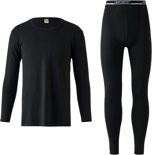 Mody thermal set black top and bottom