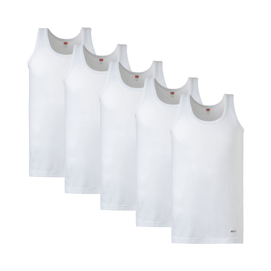 Mody Men Cotton Undershirt, Crew Neck, 5-Pack