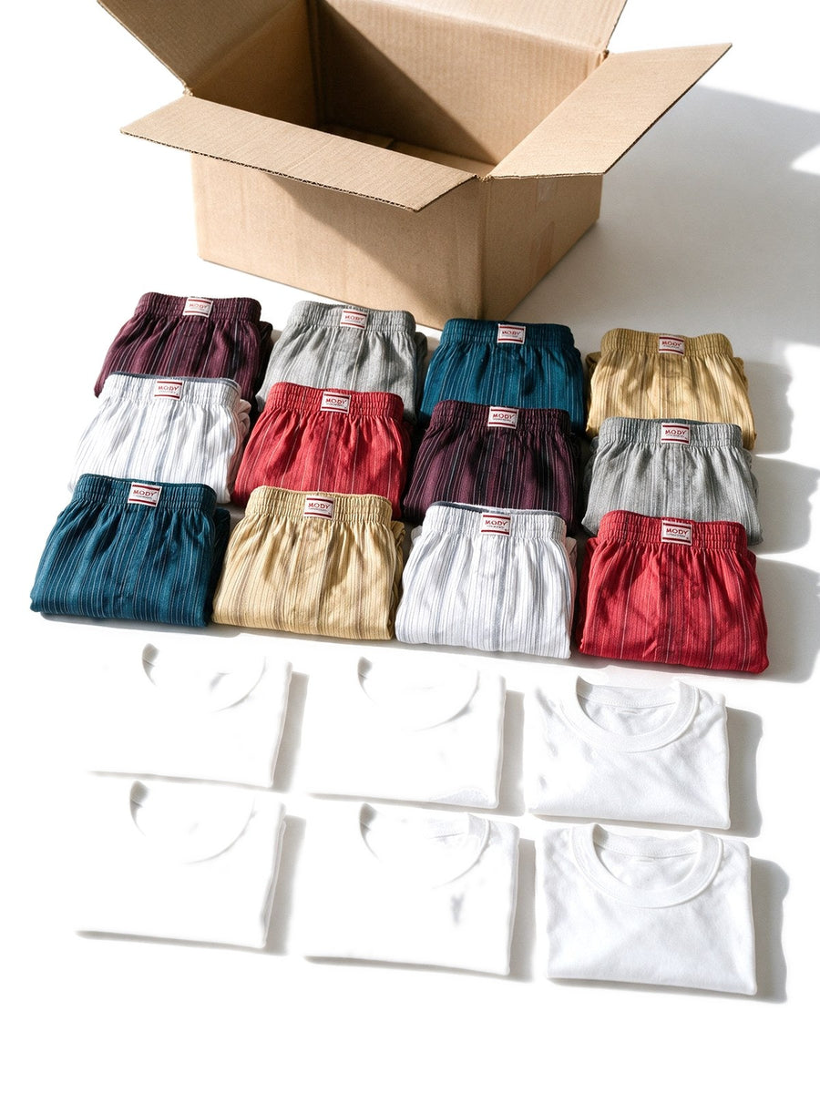Essentials bundle of boxers and undershirts
